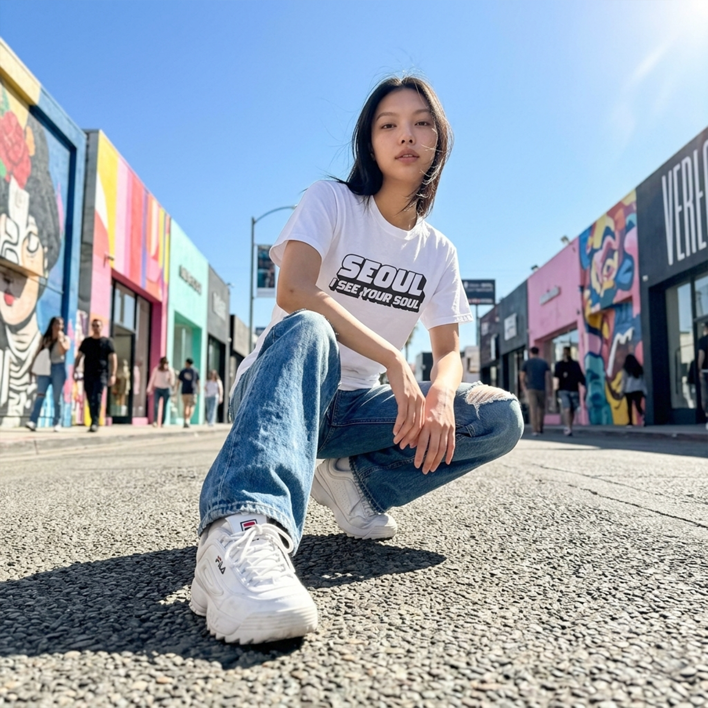 Seoul "I See Your Soul" Graphic Tee Unisex Heavyweight Streetwear T-Shirt