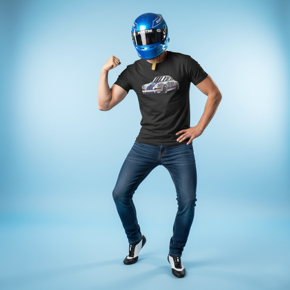 Vintage Martini Racing Porsche 911 T-Shirt - Unisex Gift for Car Lovers, Retro Racing Aesthetic Black