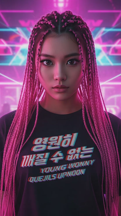 Kpop 영원히 깨질 수 없는 Unbreakable forever Black Women's T Shirt